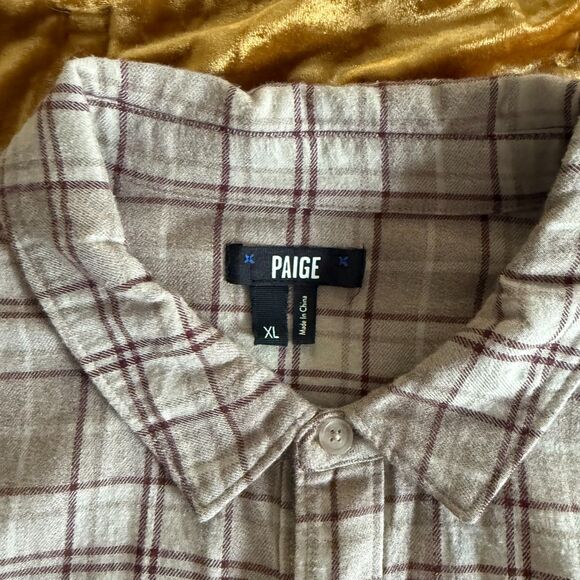 Men's Paige Casual Button Front Shirt XL - Picture 4 of 7